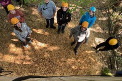 Aufnahme Gruppe von Schüler_innen Vogelperspektive